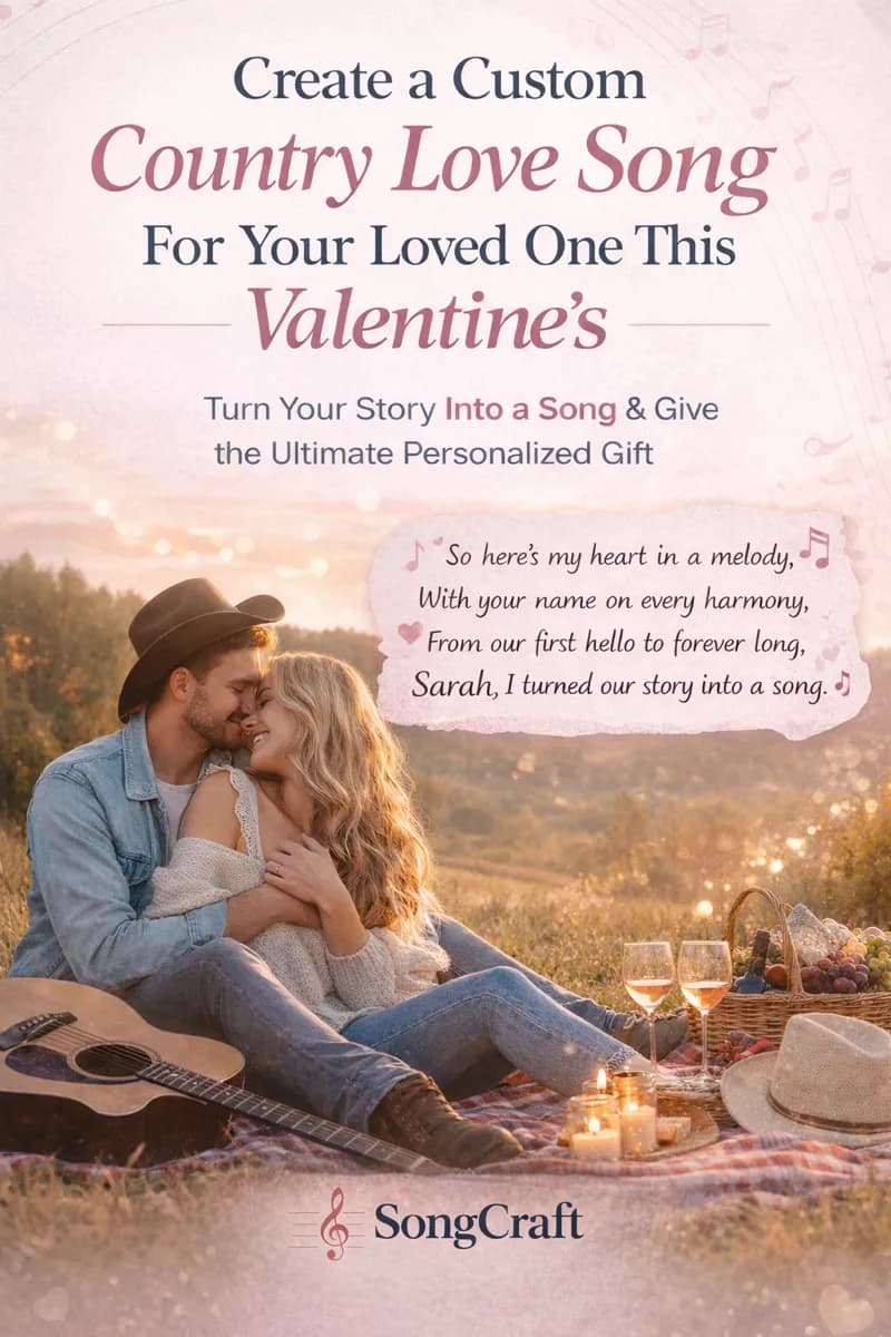 A Custom Country Love Song for Your Valentine β Joybox